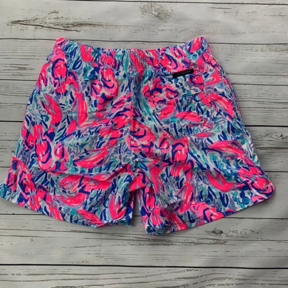 Lilly Pulitzer Mens Capri Trunk in Cosmic Coral - Picture 2 of 8